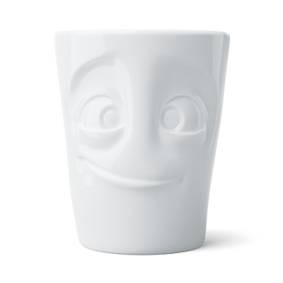 Maximug Bereit - Extra großer Henkelbecher, 500 ml, weiß