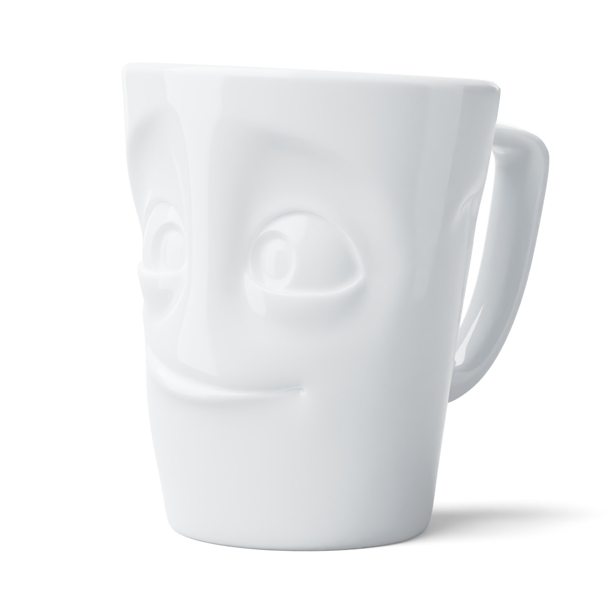 Maximug Bereit - Extra großer Henkelbecher, 500 ml, weiß