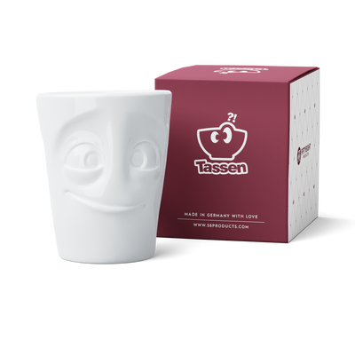 Maximug Bereit - Extra großer Henkelbecher, 500 ml, weiß