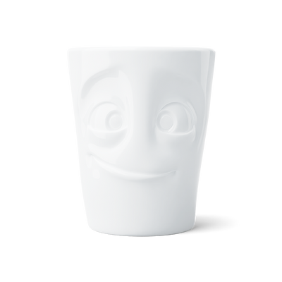 Maximug Bereit - Extra großer Henkelbecher, 500 ml, weiß