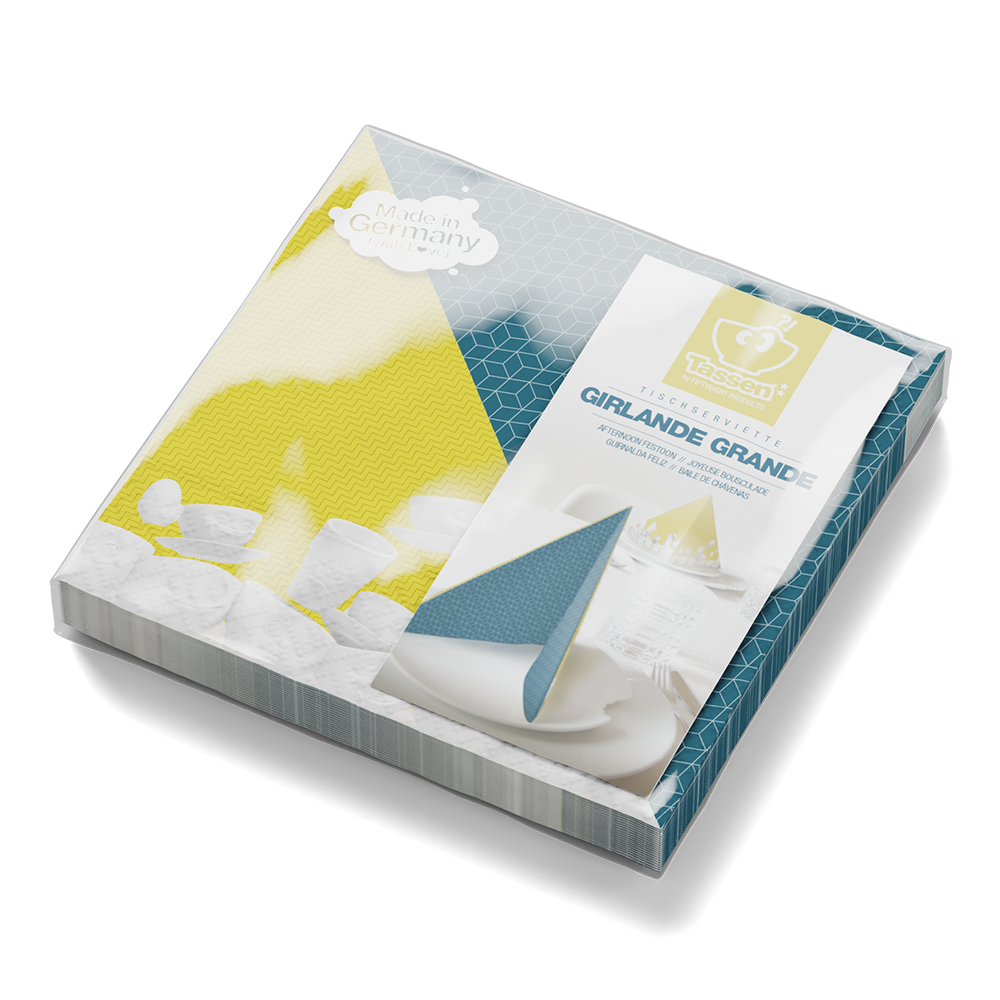 Servietten "Girlande Grande" - 12 Packungen