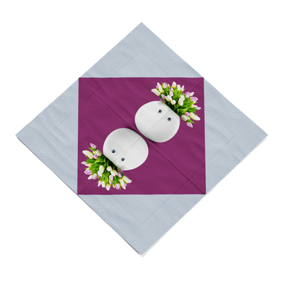 Servietten "Floral Pokal" - 12 Packungen