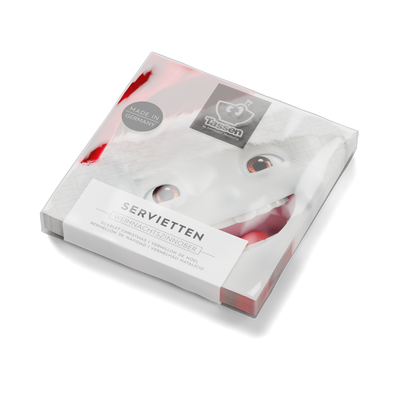 Servietten Weihnachtszinnober - 12 Packungen