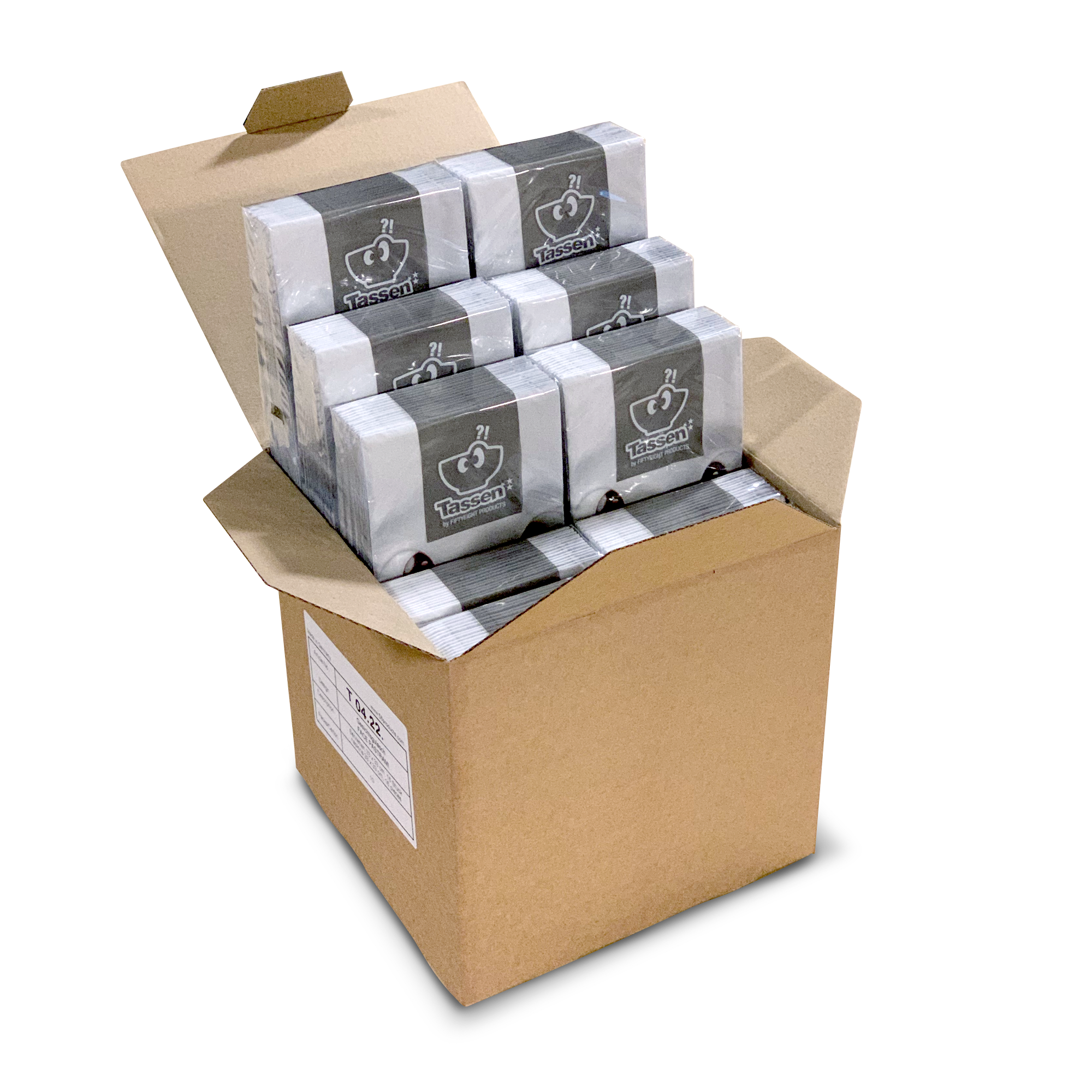 Servietten "Gesichtsgulasch" - 10 Packungen