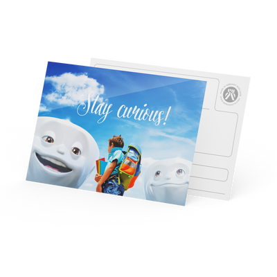 Postkarte - Stay curious