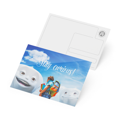Postkarte - Stay curious