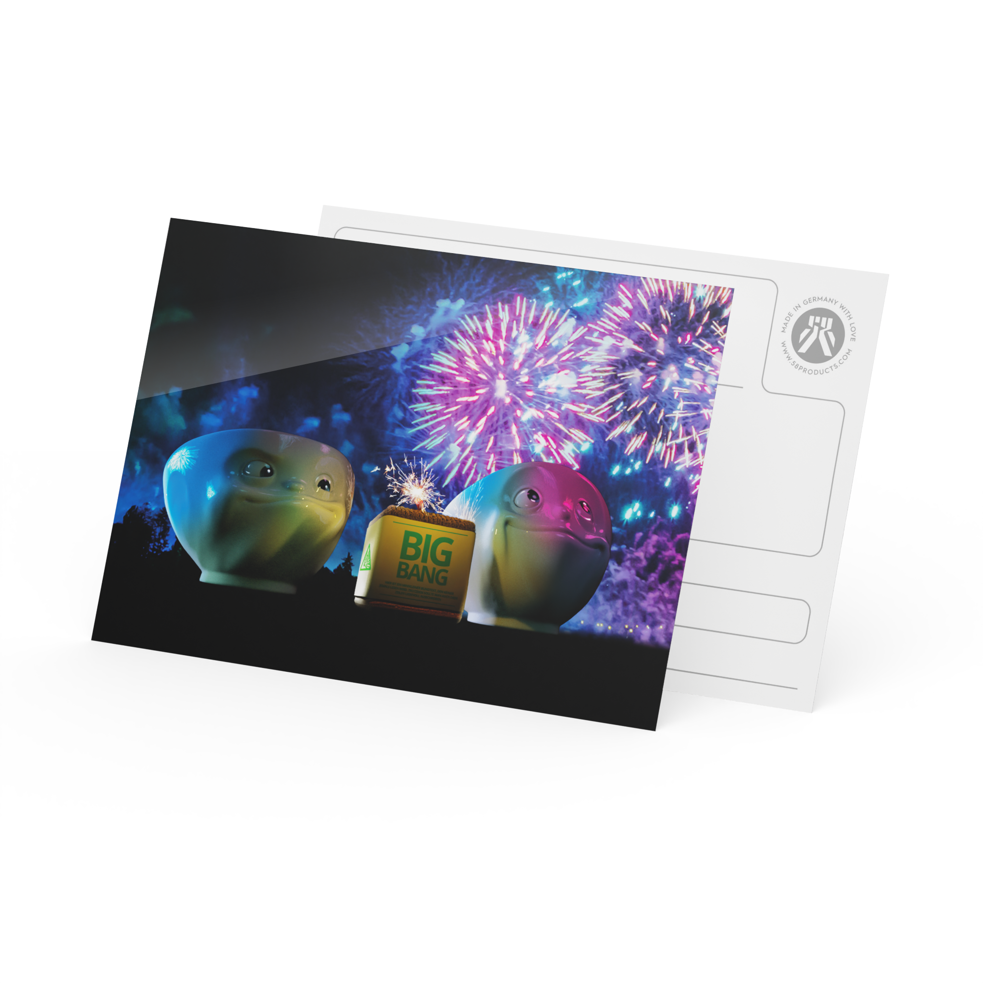 Postcard - New year's eve
