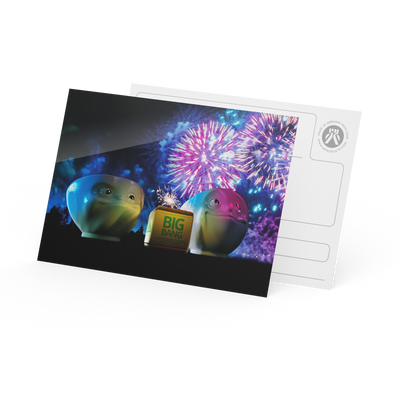 Postcard - New year's eve
