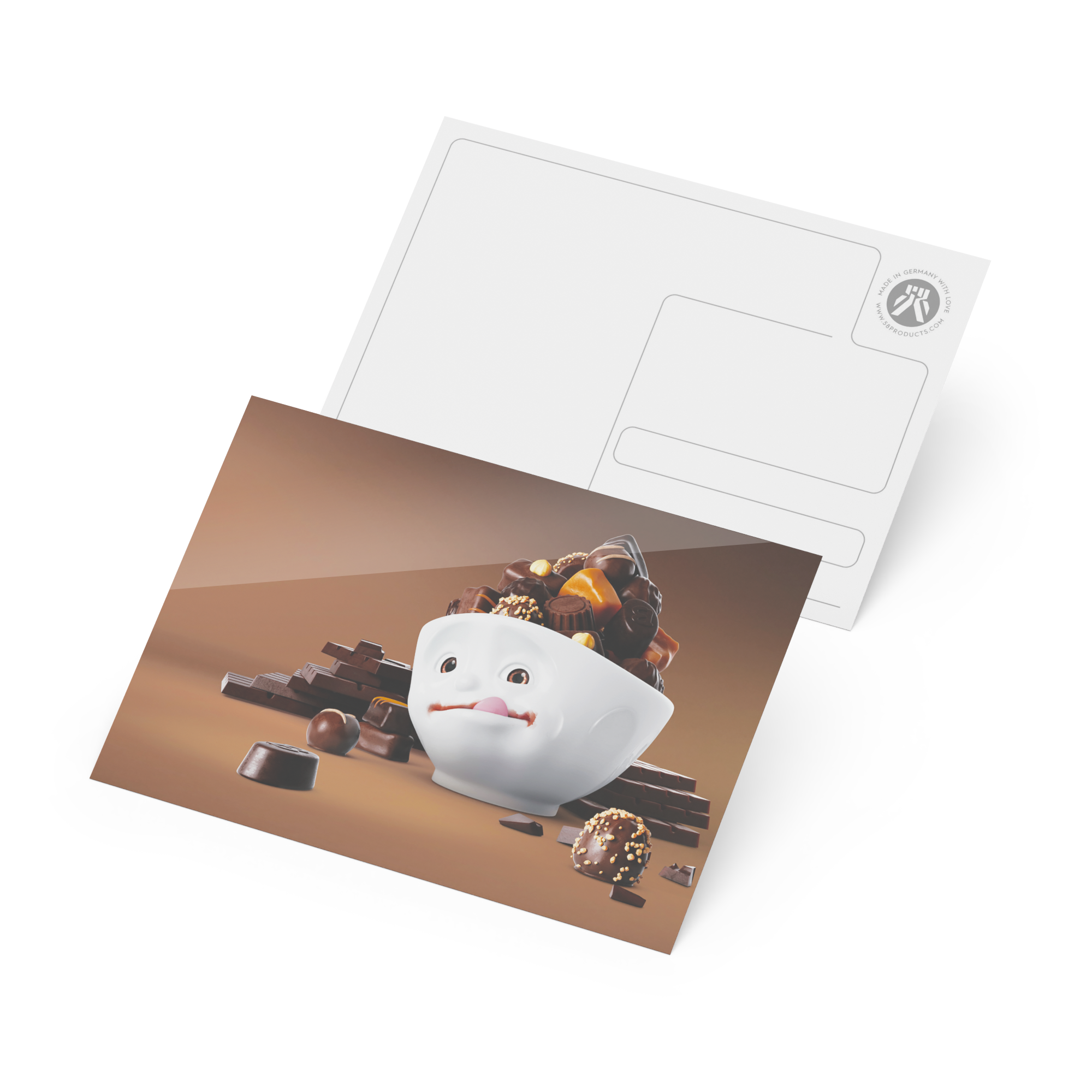 Postkarte - Sweet Choco