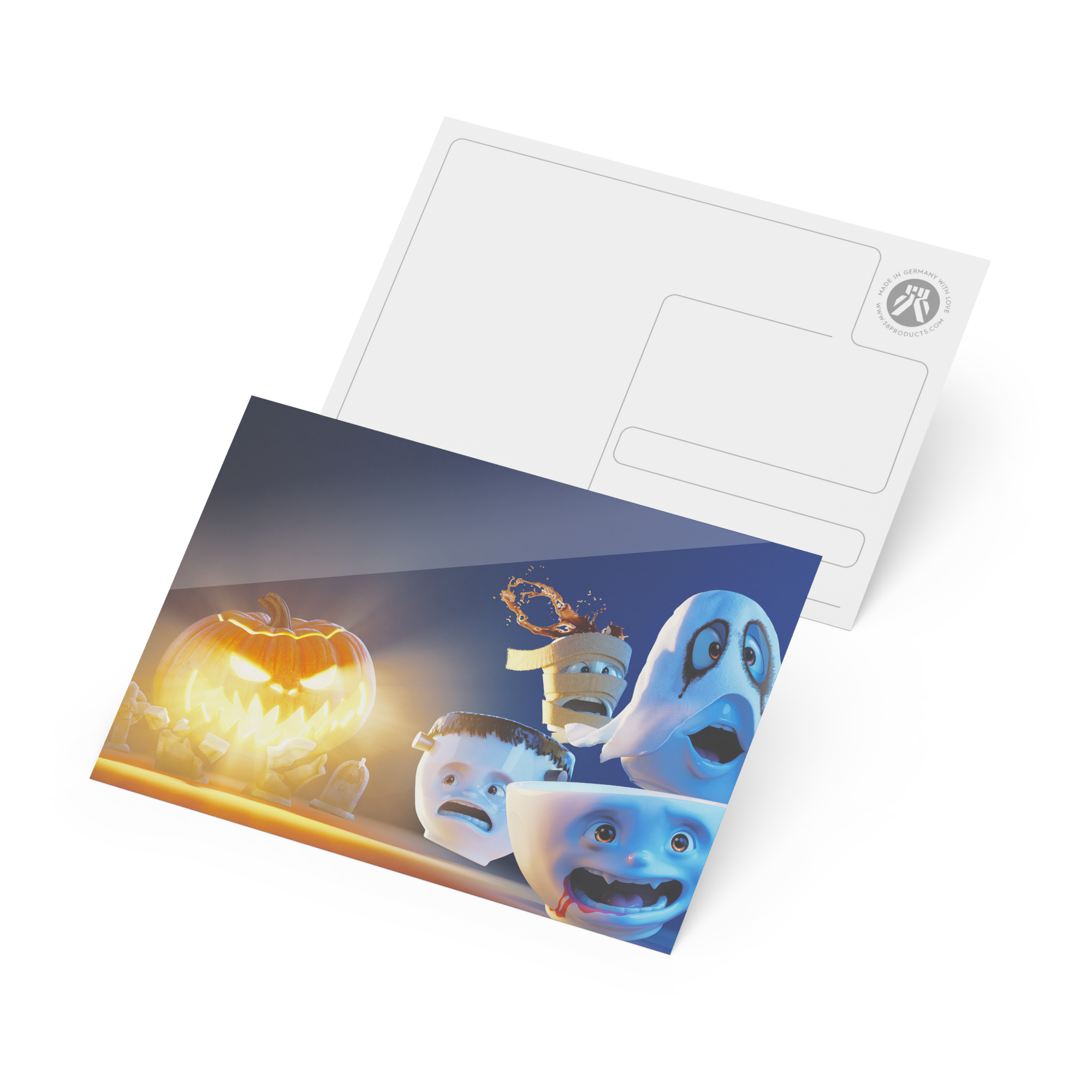 Postkarte - Gruselig