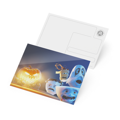 Postkarte - Gruselig