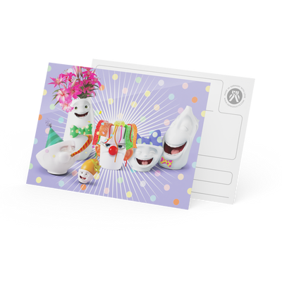 Postkarte - Happy Happy