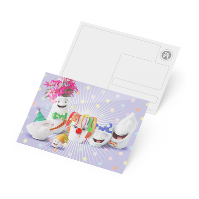 Postkarte - Happy Happy