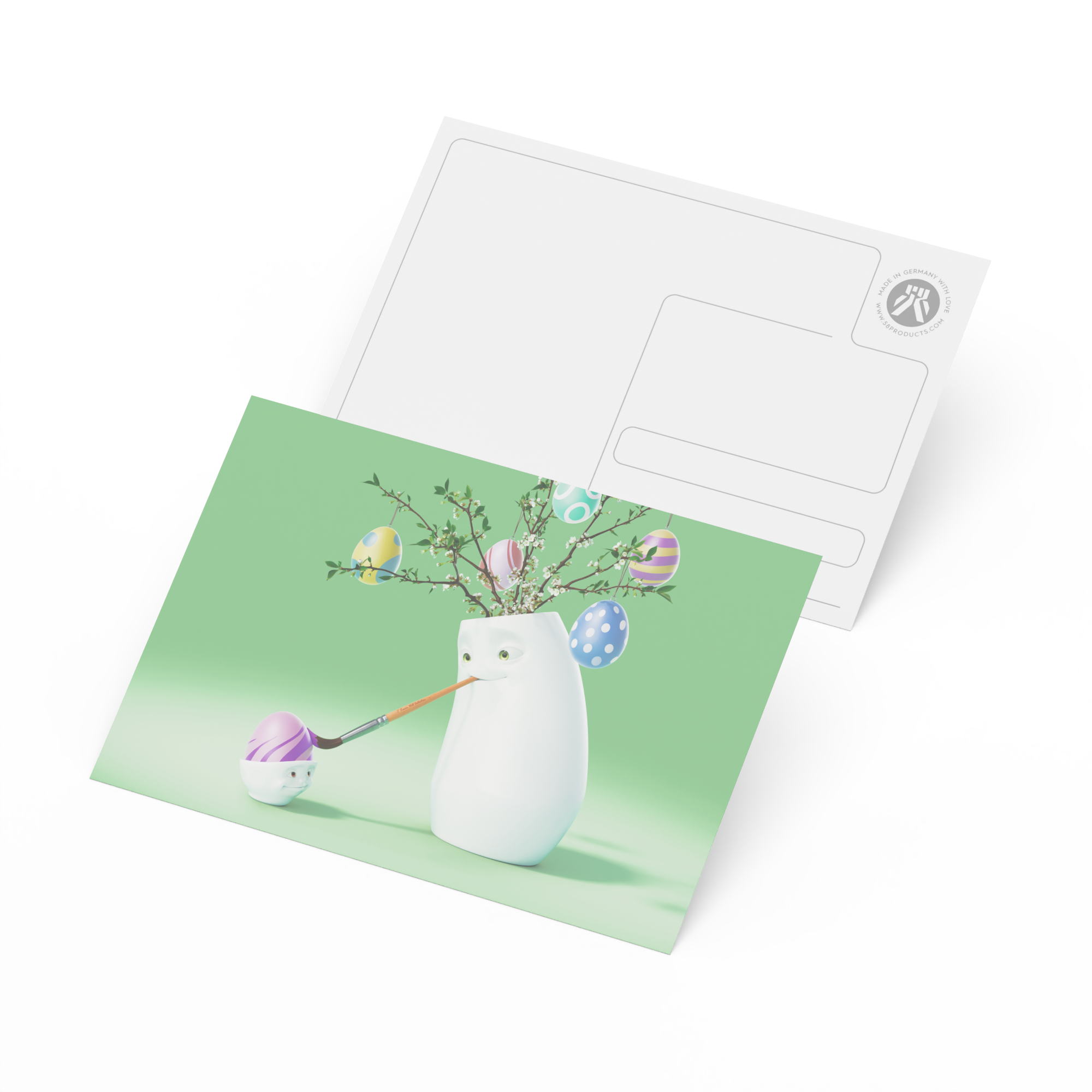 Postkarte - Ostern Malkurs