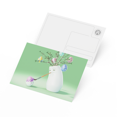 Postkarte - Ostern Malkurs