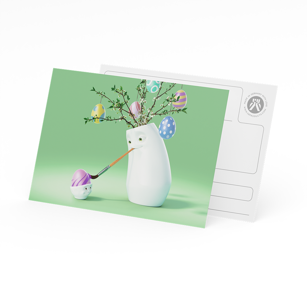 Postkarte - Ostern Malkurs
