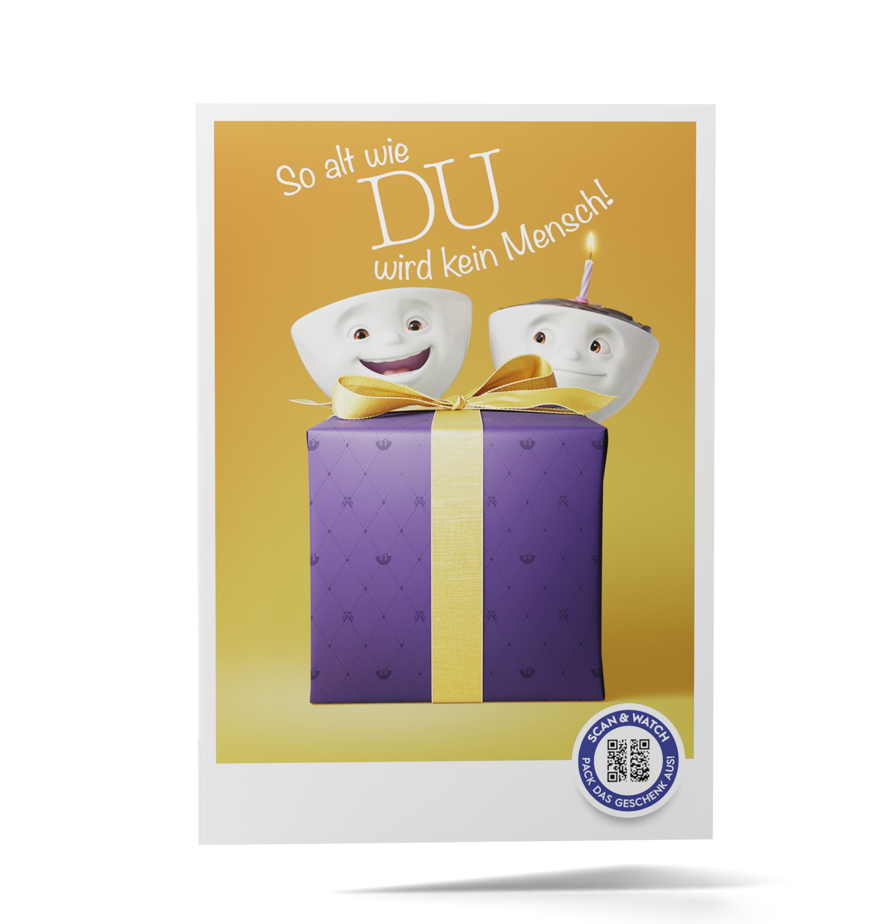 AR-Grußkarte - ALT GEWORDEN 6er Bundle (16,4 cm x 11,5 cm)