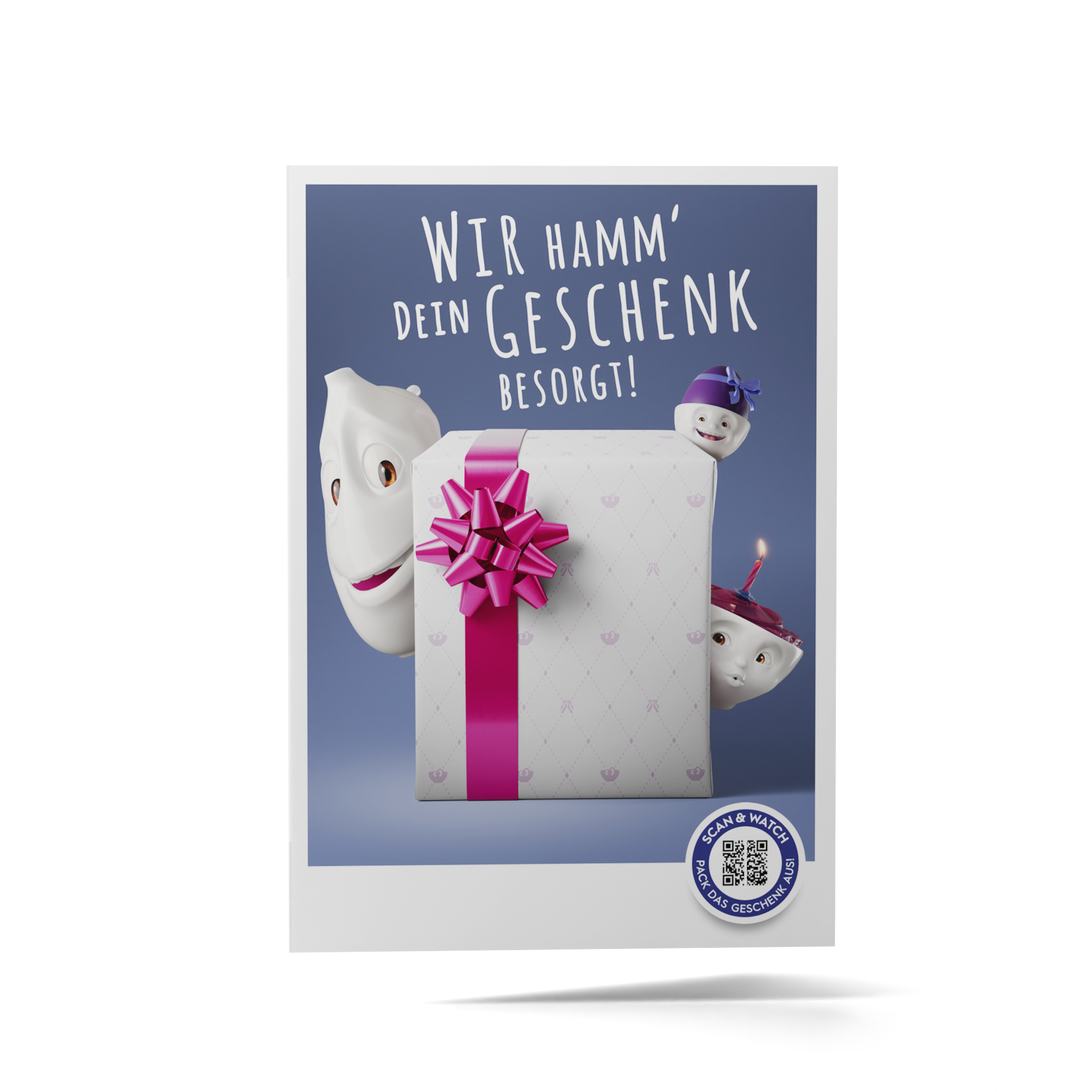 AR-Grußkarten - HÄPPY BIRTHDAAAY - 6er Bundle (16,4 cm x 11,5 cm)