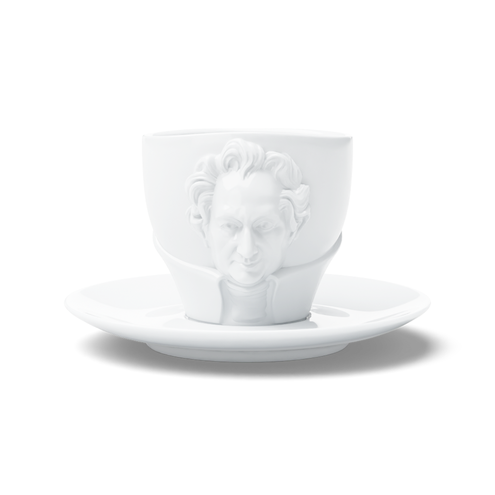 TALENT cup "Johann Wolfgang von Goethe" in weiß, 260 ml - better price!