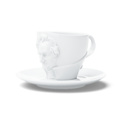 Kaffeetasse TALENT "Johann Wolfgang von Goethe" in weiß, 260 ml