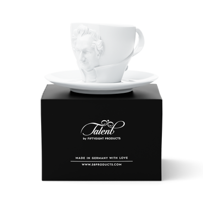 Kaffeetasse TALENT "Johann Wolfgang von Goethe" in weiß, 260 ml