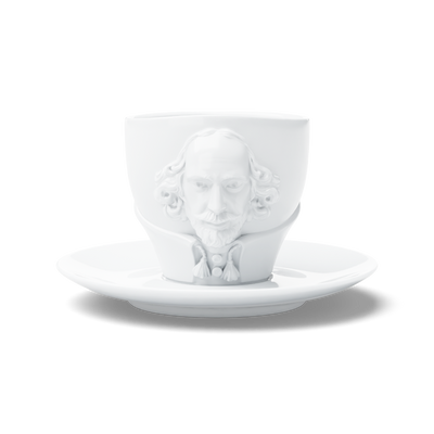 Kaffeetasse TALENT "William Shakespeare" in weiß, 260 ml