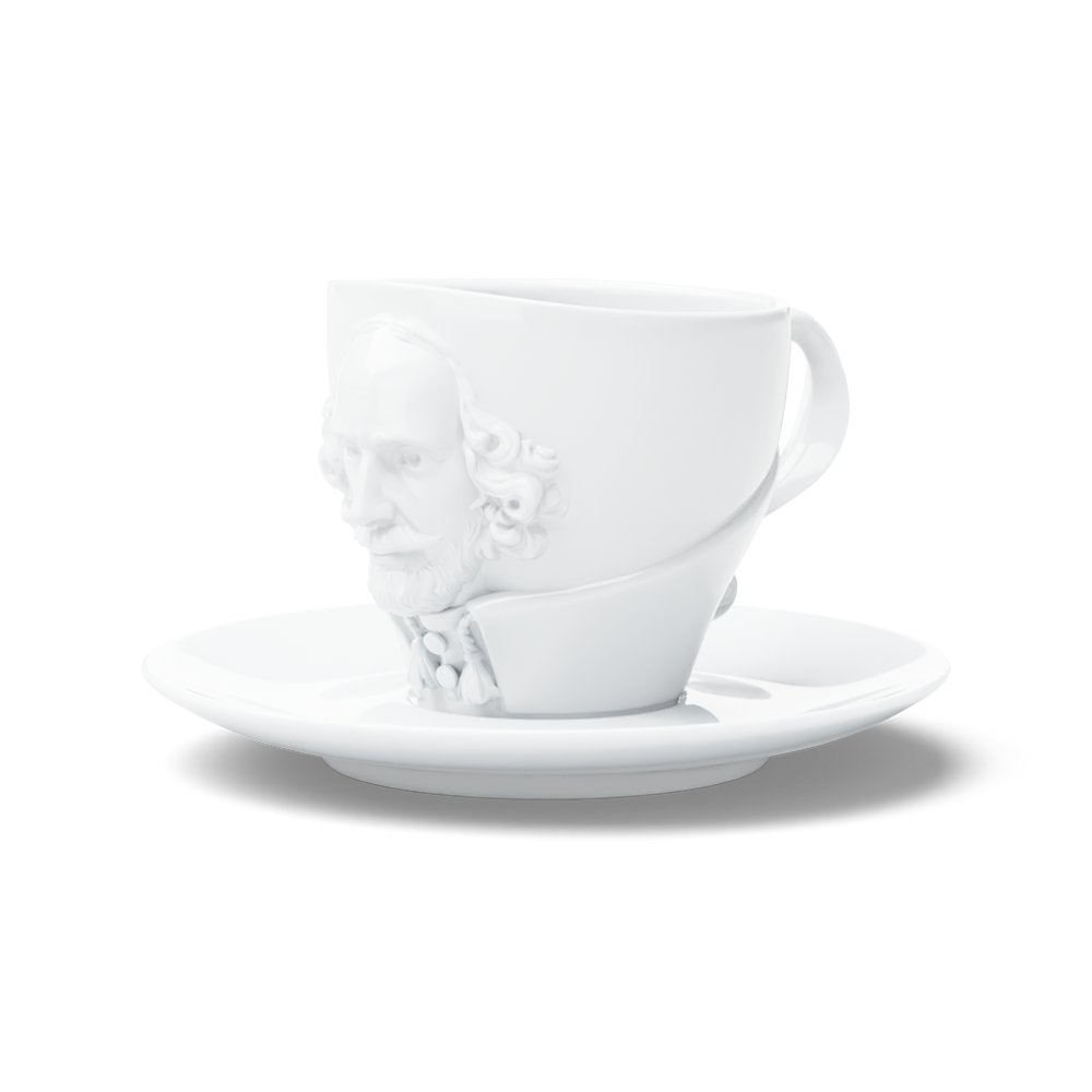 TALENT cup "William Shakespeare" in white, 260 ml - better price!